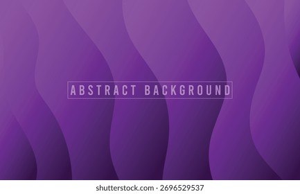 Fundo de gradiente de onda abstrata violeta e roxa