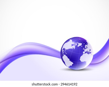 Violet purple background comunication globalization abstract design