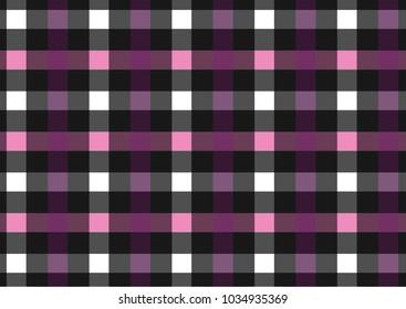 Violet and purple Gingham pattern. Texture from rhombus/squares for - plaid, tablecloths, clothes, shirts, dresses, paper and other textile products