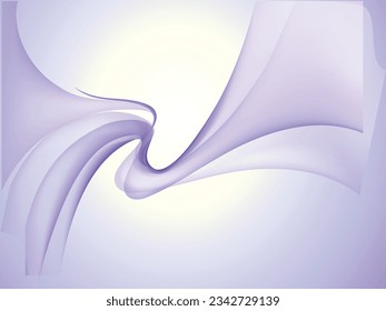 violet purple lines curve wave with soft gradient abstract background