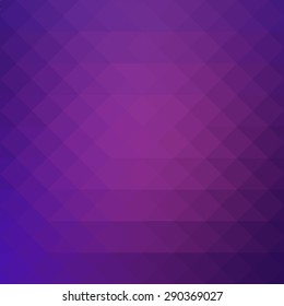 Violet purple triangular polygon pattern background