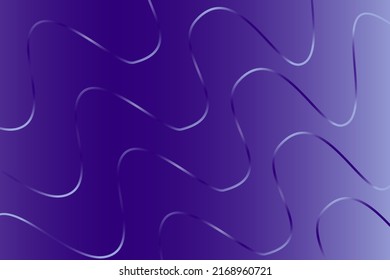Violet and purple wavy abstract vector background with lines
