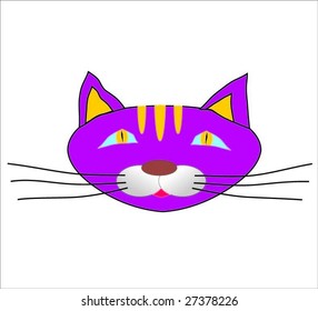 Violet pussy cat