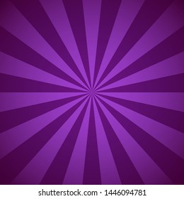 Violet radial beams and rays abstract lines background