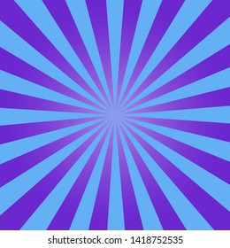 Violet radial retro background. Violet and turquoise abstract spiral, starburst. vector eps10