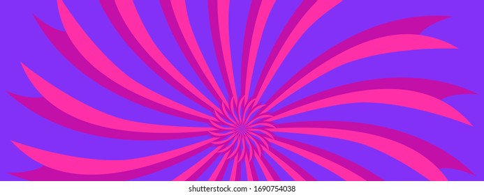 Violet ray swirl background vector abstract textures illustration