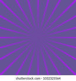 Violet rays on purple background.