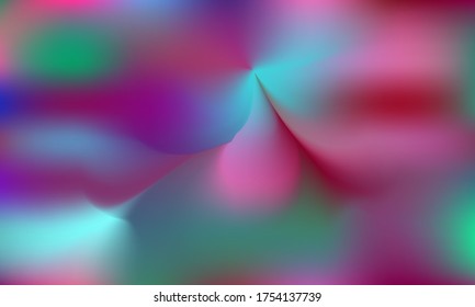 Violet, red and green wallpaper. Soft and blurred wrapped abstract gradient background.