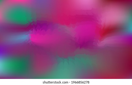 Violet, red and green wallpaper. Soft and blurred wrapped abstract gradient background.
