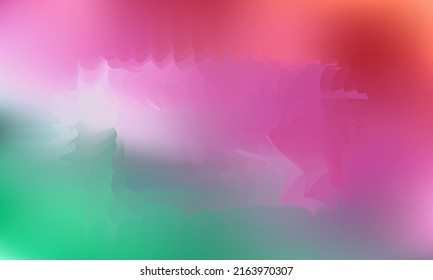 Violet, red and green wallpaper. Soft and blurred wrapped abstract gradient background.