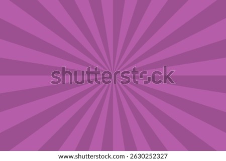 Violet retro striped abstract background. Vintage radial art print. Bright purple pop vector artwork pattern for your design and ideas. Can be used like card, poster, placard etc