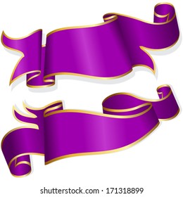Violet ribbon collection