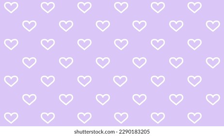 Un fondo violento y transparente con corazones