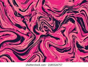 Violet Seamless Fashion Paint Design. Light Repeat Modern Vector Wallpaper. Pastel Purple Aqua Graphic Pattern. Pink Purple Fabric Graphic Flow. Seamless Water.