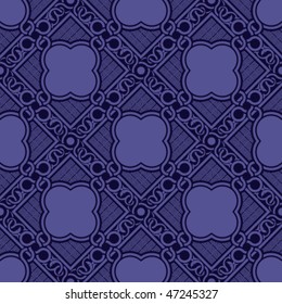 Violet seamless ornament