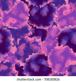 Violet seamless watercolor texture background. Overwhelming abstract violet seamless watercolor texture pattern. Expressive messy vector illustration.