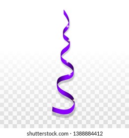 Violet serpentine icon. Realistic illustration of violet serpentine vector icon for web design