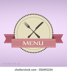 Violet Set of vintage retro labels, stamps, ribbons, marks and calligraphic design elements, vector