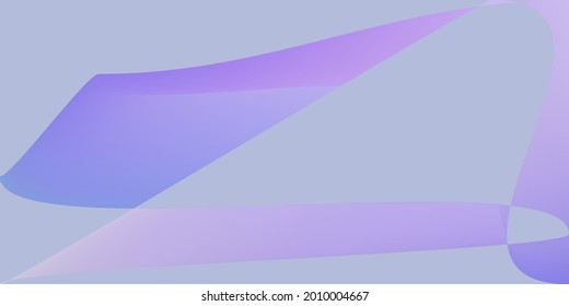 Violet Shape Minimal Dark Modern Design. Rainbow Lavender Layers Dynamic Illustration. Fluid Smooth Multicolor Color Office Background. Pastel Futuristic Digital Purple Modern Gradient Mesh.