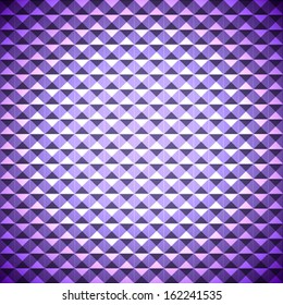 violet shiny triangle design pattern background vector