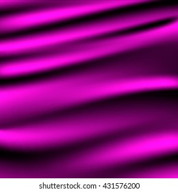 Violet stage curtain. Performance and event, ceremony and show, vector illustration