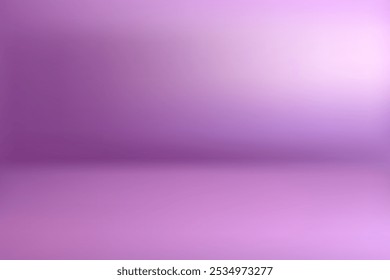 Violet stage with grey wall. 3d vector background for product design