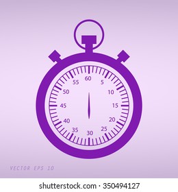 Violet Stopwatch icon