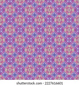 violet sweet and shading abstract line fabric ethnic abstract pattern background, seamless illustration fashion textile decoration colorful.