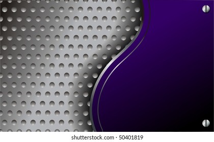 violet techno card