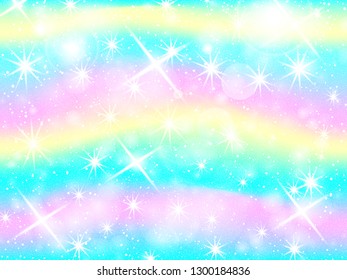 Violet texture. Unicorn rainbow background. Vector illustration. 