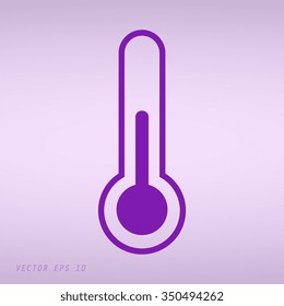 Violet Thermometer icon