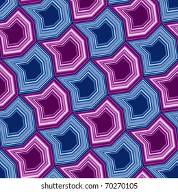 Violet tiles. Seamless vector pattern