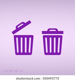 Violet Trash icon