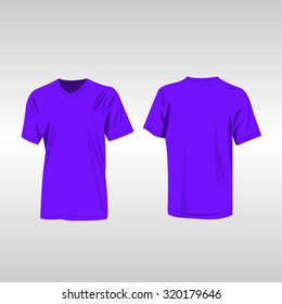 Violet Tshirt Vector Stock Vector (Royalty Free) 320179646 | Shutterstock