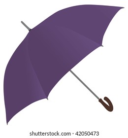 violet umbrella