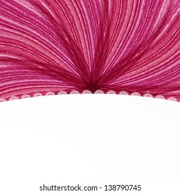 Violet vector background of abstract curves with place for your text