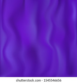 Violet vector background crumpled fabric. Abstract background with waves of purple hue. Blank for design