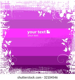 violet vector grunge banner so you can add your own images