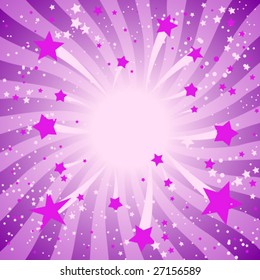 Violet vector starburst  design