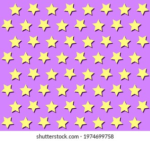 Violet Vektor Background With Yellow Stars