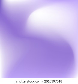Violet Vibrant Purple White Wallpaper. Color Watercolor Fluid Lavender Trendy Swirl Gradient Mesh. Liquid Curve Paint Pastel Gradient Background. Fashion Dynamic Spotlight Cold Smooth Surface.