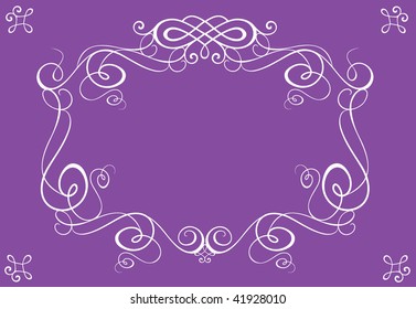 Marco de cosecha violeta