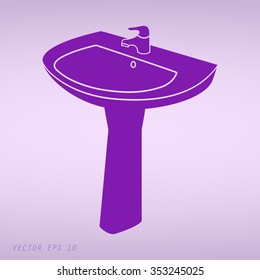 Violet Washbasin icon
