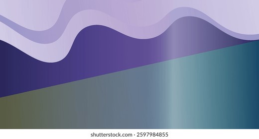 violet water with shimmers like a wave on a white background