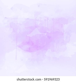 Violet watercolor background vector 