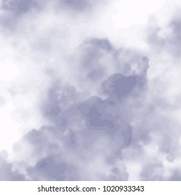 violet watercolor flawy cloud pattern with heavy dark colored areas, vector illustration
