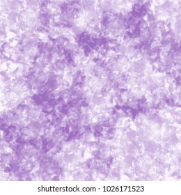 violet watercolor marble pattern with spotted structures, vector illustration 