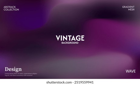 Onde violette, arrière-plan abstrait. Texture de surface douce. Arrière-plan de couleur sombre avec place pour le design. dans eps10