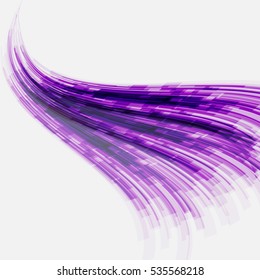 Violet wave element for design, stock vector