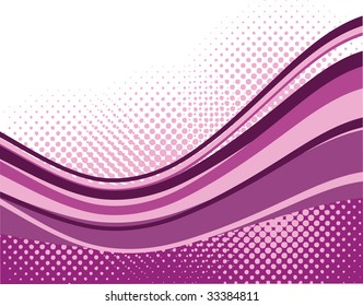 Violet waves background